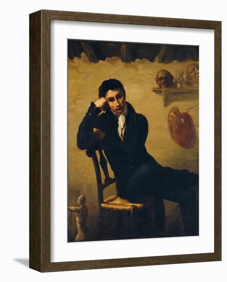 Portrait of an Artist in His Studio-Théodore Géricault-Framed Giclee Print