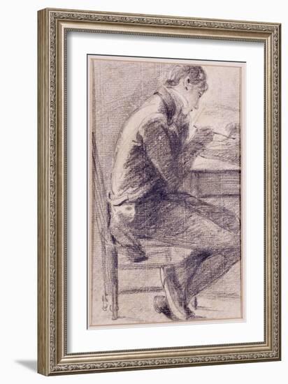 Portrait of an Artist Sketching, 1801-John Constable-Framed Giclee Print