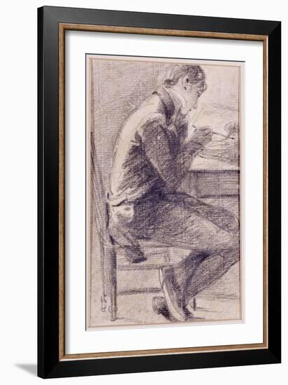 Portrait of an Artist Sketching, 1801-John Constable-Framed Giclee Print