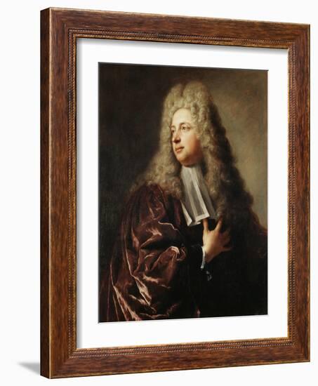 Portrait of an Echevin-Francois de Troy-Framed Giclee Print