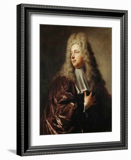 Portrait of an Echevin-Francois de Troy-Framed Giclee Print