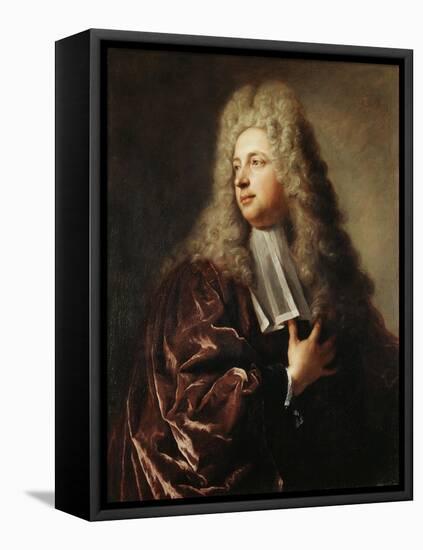Portrait of an Echevin-Francois de Troy-Framed Premier Image Canvas