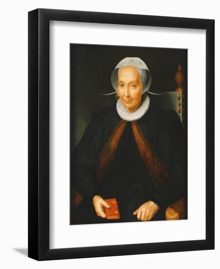 Portrait of an Elderly Lady, 1615-null-Framed Giclee Print