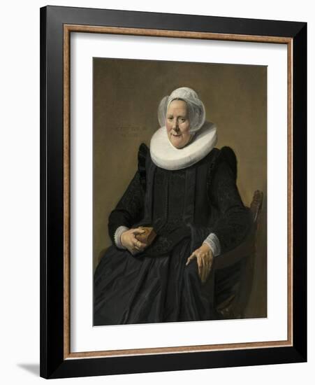 Portrait of an Elderly Lady, 1633-Frans Hals-Framed Giclee Print