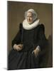Portrait of an Elderly Lady, 1633-Frans Hals-Mounted Giclee Print