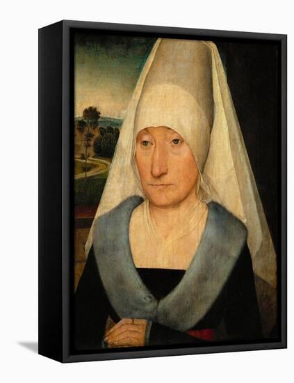 Portrait of an Elderly Woman-Hans Memling-Framed Premier Image Canvas