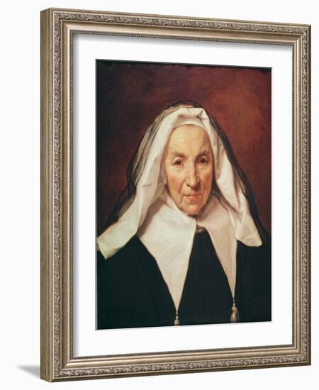 Portrait of an Elderly Woman-Philippe De Champaigne-Framed Giclee Print