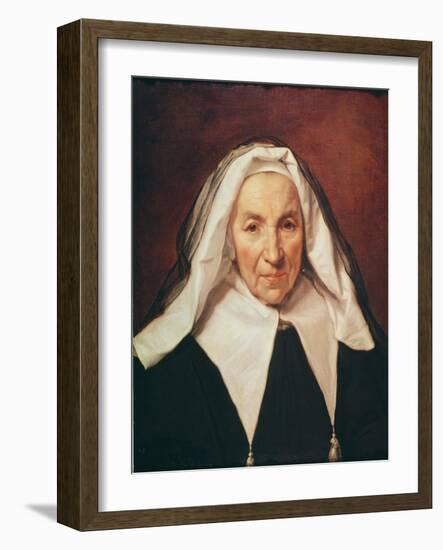 Portrait of an Elderly Woman-Philippe De Champaigne-Framed Giclee Print