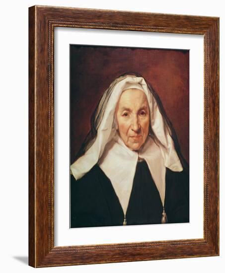 Portrait of an Elderly Woman-Philippe De Champaigne-Framed Giclee Print