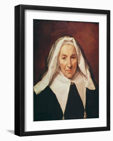 Portrait of an Elderly Woman-Philippe De Champaigne-Framed Giclee Print