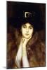 Portrait of an Elegant Lady-Albert Lynch-Mounted Giclee Print