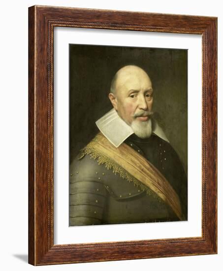 Portrait of an Officer-Jan Antonisz van Ravesteyn-Framed Art Print