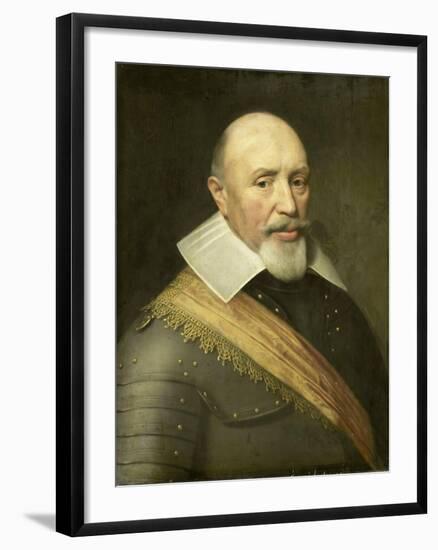 Portrait of an Officer-Jan Antonisz van Ravesteyn-Framed Art Print