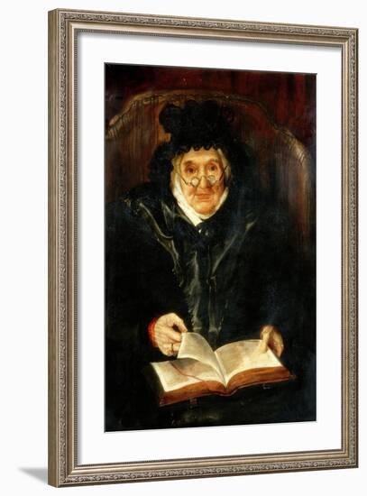 Portrait of an Old Lady, 1823-Andrew Morton-Framed Giclee Print