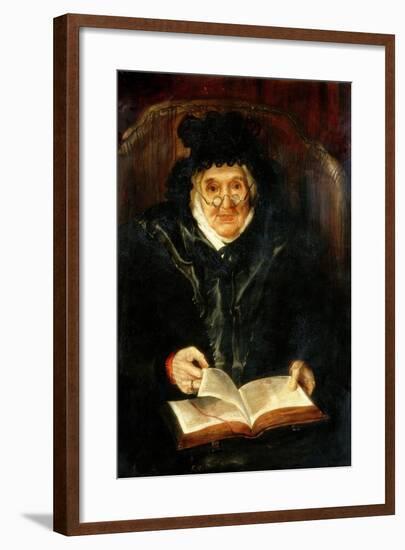 Portrait of an Old Lady, 1823-Andrew Morton-Framed Giclee Print