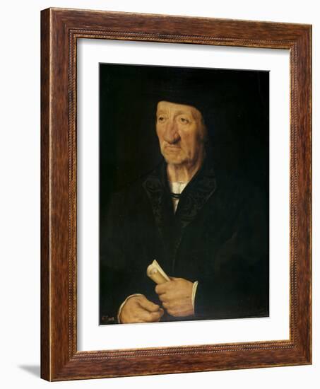 Portrait of an Old Man, 1525-7-Joos van Cleve-Framed Giclee Print