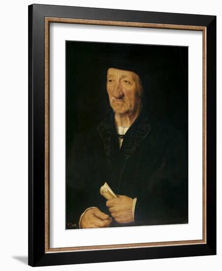 Portrait of an Old Man, 1525-7-Joos van Cleve-Framed Giclee Print