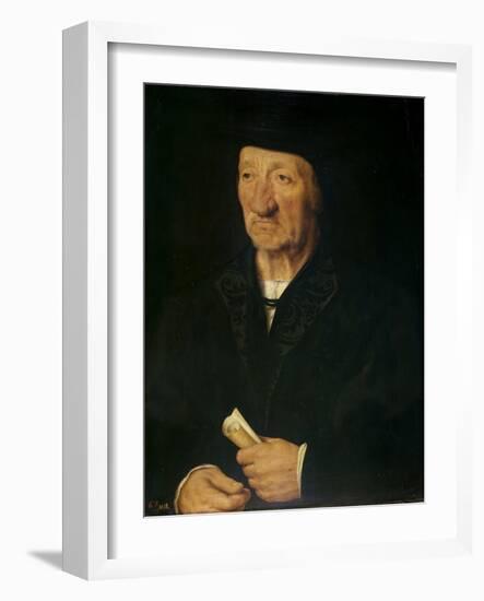 Portrait of an Old Man, 1525-7-Joos van Cleve-Framed Giclee Print