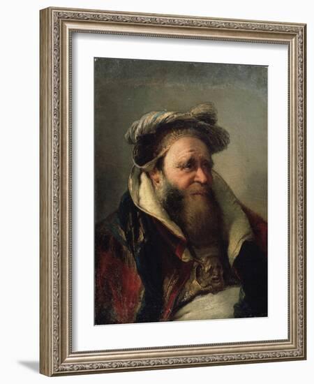 Portrait of an Old Man, 1750-1770-Giovanni Battista Tiepolo-Framed Giclee Print