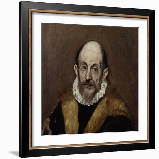 Portrait of an Old Man, c.1590–1600-El Greco-Framed Giclee Print