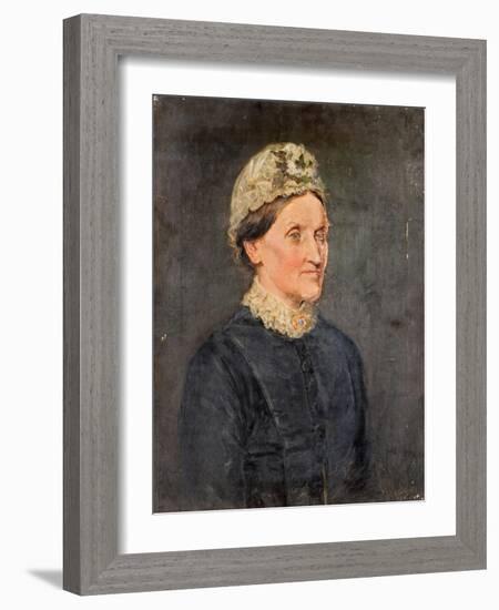 Portrait of an Old Woman, 1881-Ralph Hedley-Framed Giclee Print