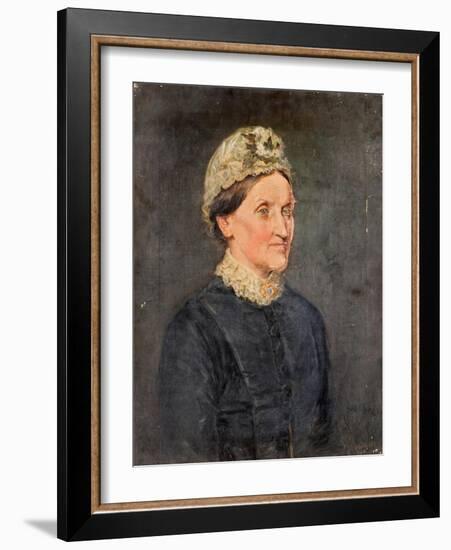 Portrait of an Old Woman, 1881-Ralph Hedley-Framed Giclee Print