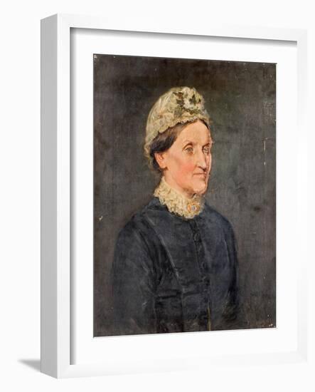 Portrait of an Old Woman, 1881-Ralph Hedley-Framed Giclee Print