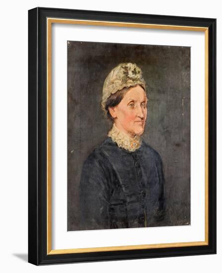 Portrait of an Old Woman, 1881-Ralph Hedley-Framed Giclee Print
