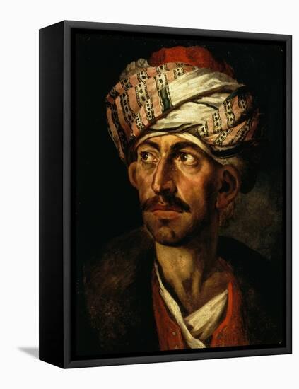 Portrait of an Oriental-Théodore Géricault-Framed Premier Image Canvas