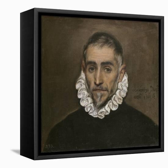 Portrait of an Unknown Gentleman, c.1594-El Greco-Framed Premier Image Canvas