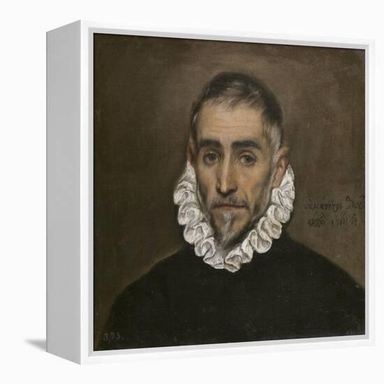 Portrait of an Unknown Gentleman, c.1594-El Greco-Framed Premier Image Canvas