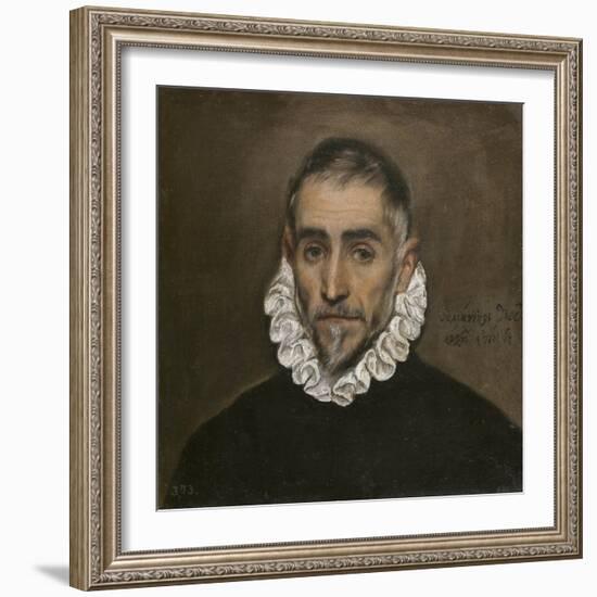 Portrait of an Unknown Gentleman, c.1594-El Greco-Framed Giclee Print