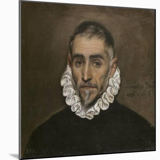 Portrait of an Unknown Gentleman, c.1594-El Greco-Mounted Giclee Print