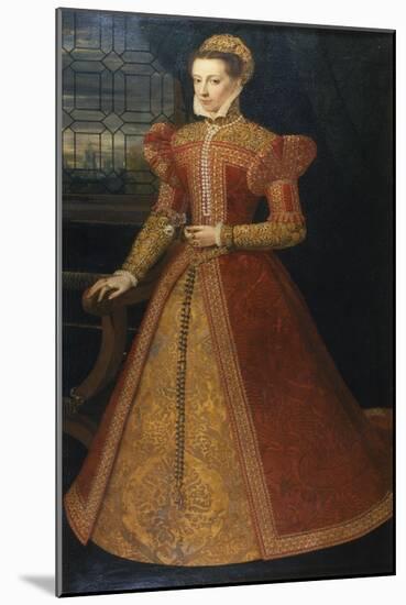 Portrait of an Unknown Lady, C.1575-Alonso Sanchez Coello-Mounted Giclee Print