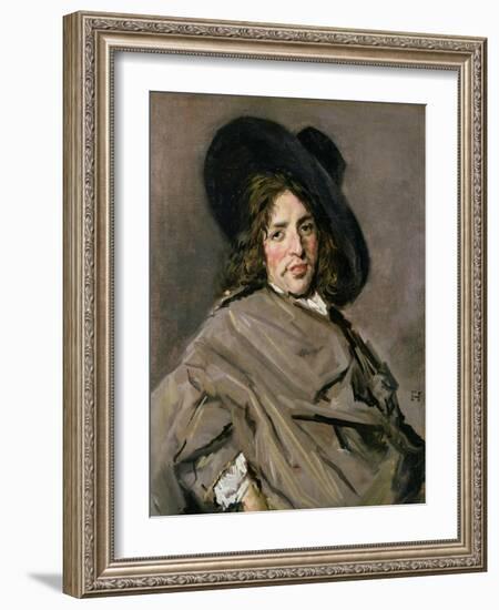 Portrait of an Unknown Man, 1660-63-Frans Hals-Framed Premium Giclee Print