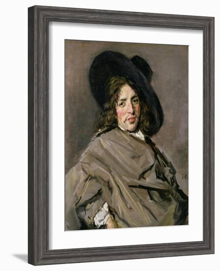 Portrait of an Unknown Man, 1660-63-Frans Hals-Framed Premium Giclee Print