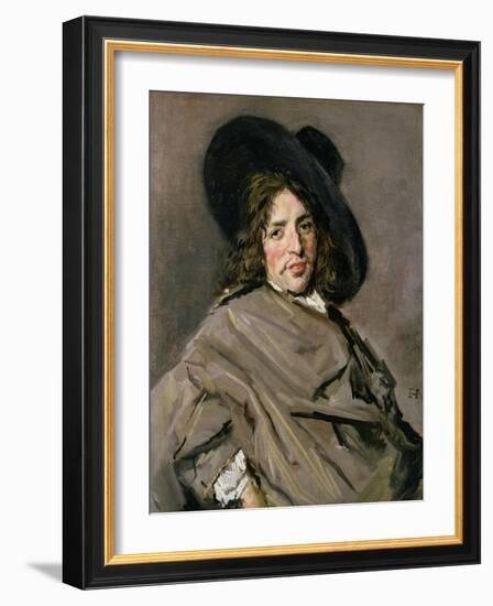 Portrait of an Unknown Man, 1660-63-Frans Hals-Framed Premium Giclee Print