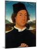 Portrait of an Unknown Man, With Landscape, 1490-Hans Memling-Mounted Giclee Print
