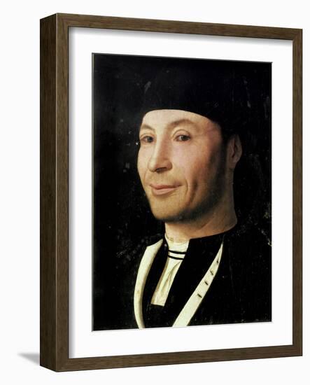 Portrait of an Unknown Man-Antonello da Messina-Framed Giclee Print