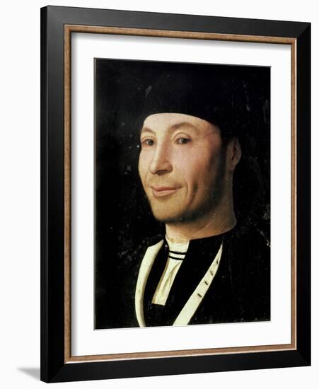 Portrait of an Unknown Man-Antonello da Messina-Framed Giclee Print