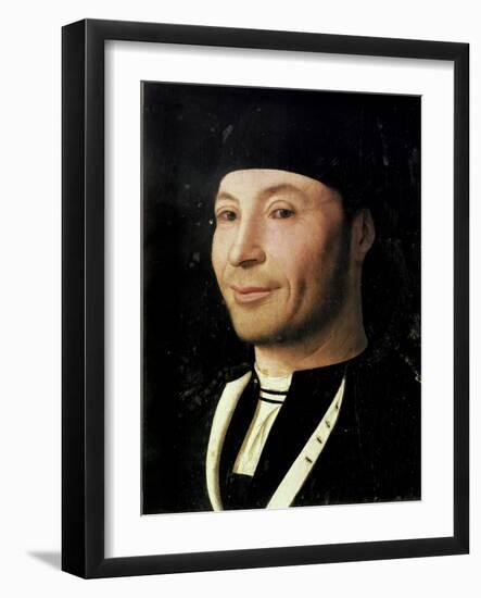 Portrait of an Unknown Man-Antonello da Messina-Framed Giclee Print