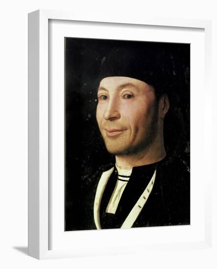 Portrait of an Unknown Man-Antonello da Messina-Framed Giclee Print