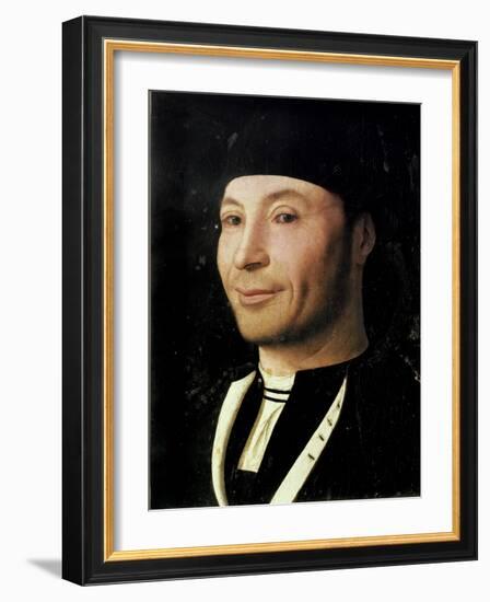 Portrait of an Unknown Man-Antonello da Messina-Framed Giclee Print