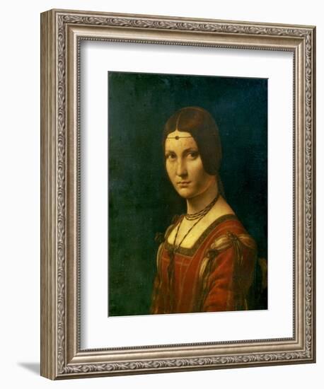 Portrait of an Unknown Woman (La Belle Ferronier), C1490-Leonardo da Vinci-Framed Giclee Print