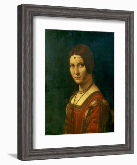 Portrait of an Unknown Woman (La Belle Ferronier), C1490-Leonardo da Vinci-Framed Giclee Print