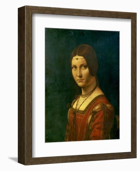 Portrait of an Unknown Woman (La Belle Ferronier), C1490-Leonardo da Vinci-Framed Giclee Print