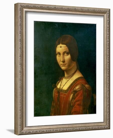 Portrait of an Unknown Woman (La Belle Ferronier), C1490-Leonardo da Vinci-Framed Giclee Print