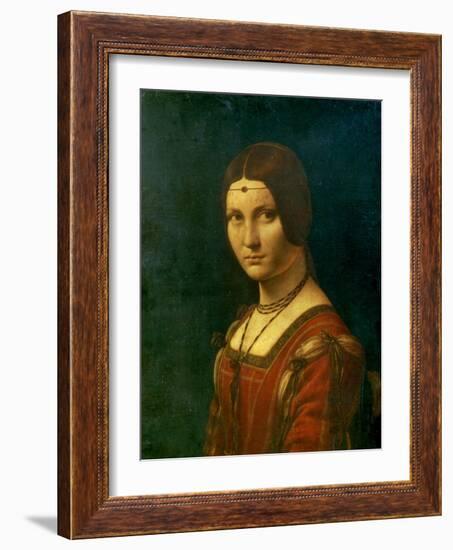 Portrait of an Unknown Woman (La Belle Ferronier), C1490-Leonardo da Vinci-Framed Giclee Print