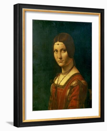 Portrait of an Unknown Woman (La Belle Ferronier), C1490-Leonardo da Vinci-Framed Giclee Print