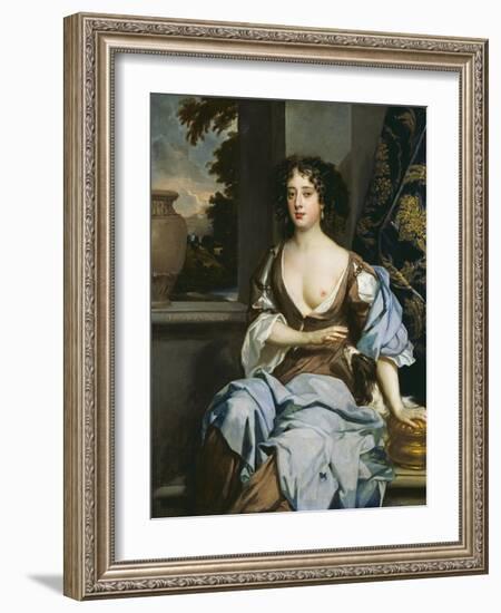 Portrait of an Unknown Woman-Sir Peter Lely-Framed Giclee Print